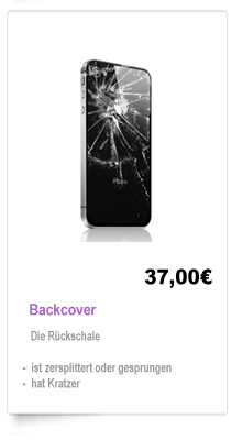 iPhone 4 Backcover Reparatur Berlin, Backcover wechseln Berlin
